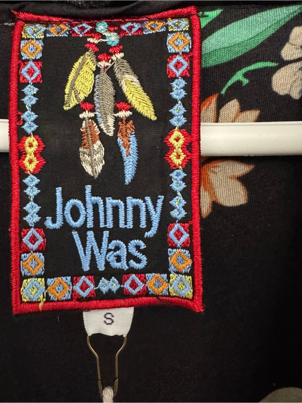 Johnny Was Black & Silver Sequin Open-Front Cardigan - Picture 5 of 9